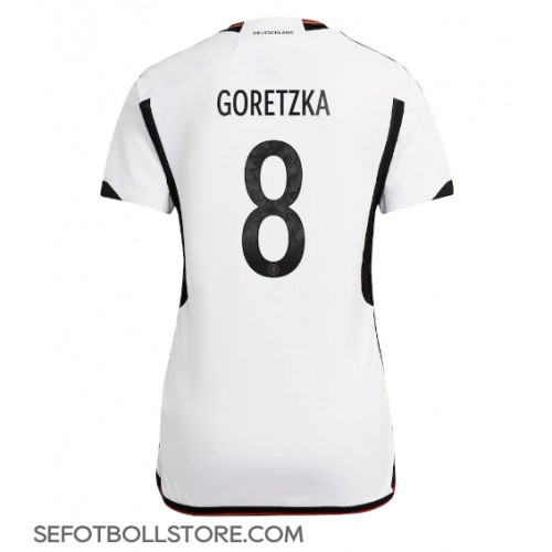 Tyskland Leon Goretzka #8 Replika Hemmatröja Dam VM 2022 Kortärmad